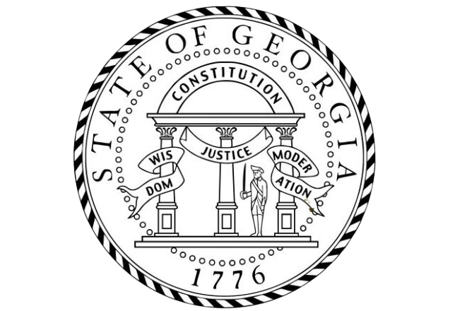 State of Georgia badge.